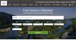 Desktop Screenshot of bestmdhomesearch.com
