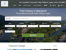Tablet Screenshot of bestmdhomesearch.com